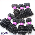 Kinky Curly Double Weft Virgin Chinese Human Hair Weft